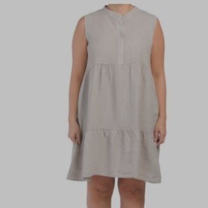 NWT Linen Dress Italy 1X